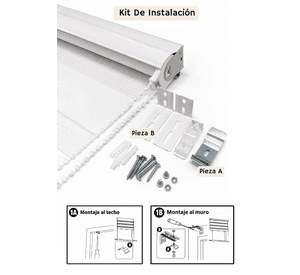 Cortina Roller Duo 150x220 Perla