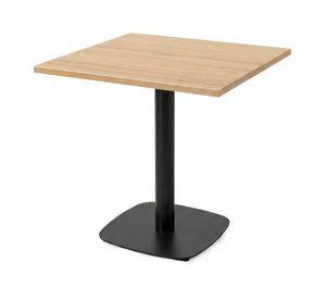 Mesa Comedor Cuadrada 70x70 Madera Bistró Bulevar Natural