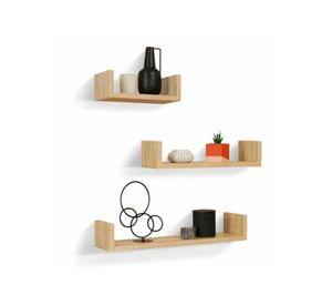 Set 3 Estantes Repisas Flotantes Decorativos Minimalistas
