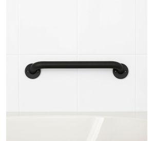 Barra Seguridad Baño Acero Inoxidable 30 cm - Negro