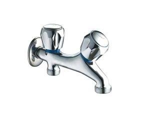 Llave Lavadora Lavadero Jardín Simultanea 2 Salida 3/4 Taumm