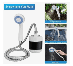 Ducha Portátil Para Camping Ducha Recargable Al Aire Libre