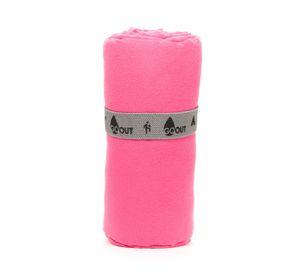 Toalla de microfibra Go Ot 100% reciclada, tamaño M Fucsia