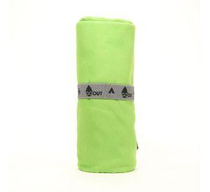 Toalla de microfibra Go Ot 100% reciclada, tamaño L Verde