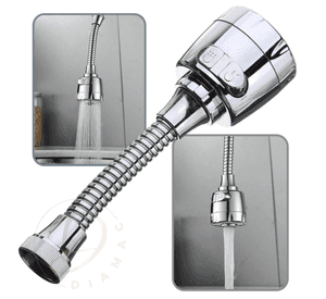 Extensor Flexible para Grifo 360° Ahorrador de Agua
