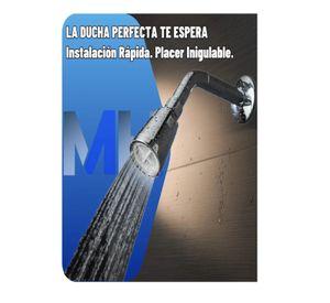 Brazos Ducha Plastico Cromada Al Muro Con Difusor Taumm X18