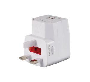 ADAPTADOR DE CORRIENTE UNIVERSAL + 1 PUERTO USB