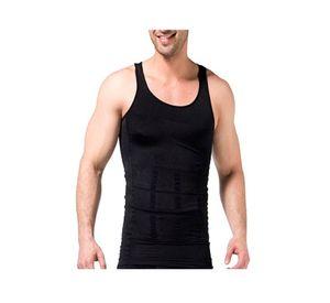 camiseta reductora sin mangas negro m