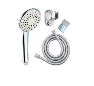 Juego Ducha Set Mango Soporte Flexible 1,6 Mt Swertt Taumm