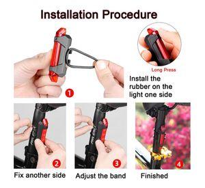 Pack 10 Luces Led Recargables Para Bicicleta - Norplat