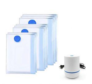 8 Bolsas Al Vacio Para Ropa Viaje Y Bomba Eléctrica Norplat