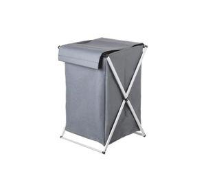 Canasto Cesta Organizador Ropa Plegable XL Gris