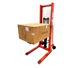 Apilador elevador manual horquilla para 1500 kgs y altura 1,60 mts