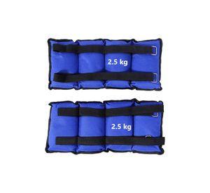 Pesas Deportivas Tobillos Muñeca 5 KG Azul