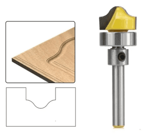 Fresa 1/4 Pulgada Router Bit-c3 Carburo Con Punta-k