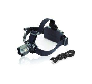 LINTERNA LED CABEZA FRONTAL CON ENFOQUE RECARGABLE CT4205 LUMENES 380