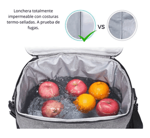 Lonchera Térmica Doble Compartimento Tamaño Grande - Norplat