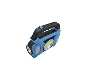 Linterna Luz Solar Exteriores Camping 20 Watt Celeste