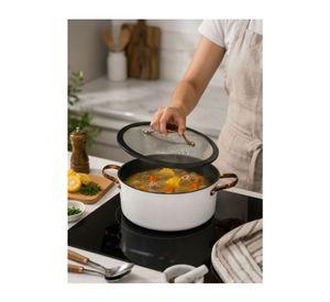 Olla Cacerola Antiadherente Con Tapa 24 Cm