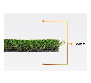 Pasto Sintético Pucón Premium 30mm. 2mts x 20mts QRubber