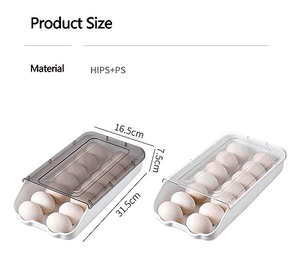 Caja De Almacenamiento De Huevos Para Refrigerador
