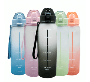 Botella Medidas Rubber 1 Litro Keep