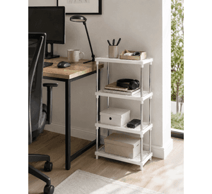 Estante Organizador Oficina 4 Niveles Plastico Metal 171