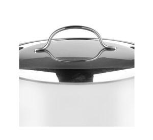 Olla Alta con Tapa 9lt Acero Inoxidable 24cm Lacor