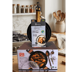 Set Cocina Premium Antiadherente Cerámico Ollas Y Sartenes