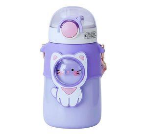 Botella Bebidas Infantil Multifuncional Figuras Jhn