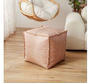 Pouf de ecocuero 45x45cm