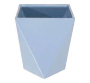 Set 2 Macetero Decorativo Geométrico Diamantado Adorno Jhn