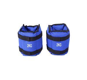Pesas Deportivas Tobillos Muñeca 4 KG Azul