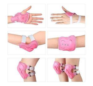 Set Protecciones Niños 3 - 8 Años Rodillera Codera Muñquera