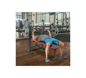 Banco Plegable Soporte Barra Gym