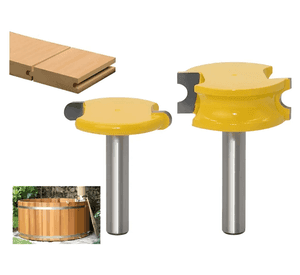 Set 2 Fresas Tupi De 8 Mm Ideal Para Barriles Canoas