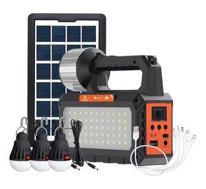 KIT LINTERNA SOLAR 4 EN 1 CAMPING EMERGENCIA USO DIARIO LAU