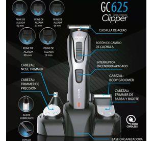 Cortapelo Clipper Multistyler Gama Gc 625 Inalámbrico