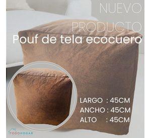 Pouf - tela ecocuero