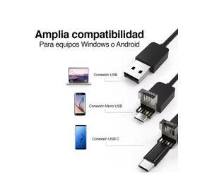 Cámara endoscópica USB C Celular endoscopio 5 metros