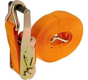 Eslinga Cinta Amarre Con Ratchet 1 5 Pulgada X 4 M Toolmak Naranja