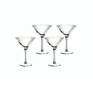 SET 4 COPAS MARTINI GLASSO