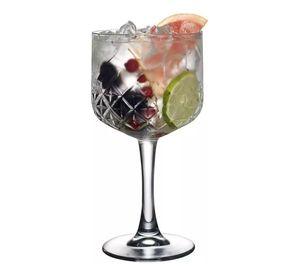 Set 6 Copas Tallada Vino Cocktail Agua Vintage 500ml - Norplat