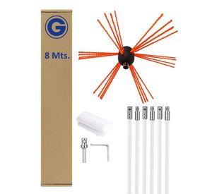 Kit De Limpieza Para Chimeneas Con 8 mts