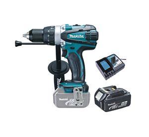 Taladro Atornillador Percutor 18v 91 Nm 5 Ah Makita Dhp458