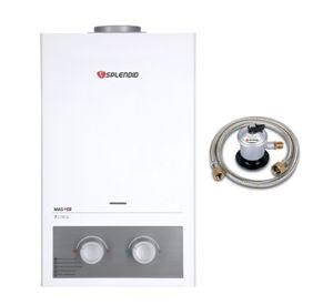 Pack Calefont 7 Litros Gas Licuado Tiro Natural + Regulador