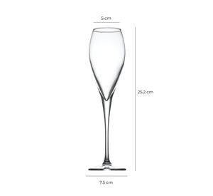 SET 6 COPAS DE CHAMPAGNE 225 CC. LINEA MONTE CARLO