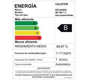 Pack Calefont 7L Tiro Natural Gas Licuado + Gabinete