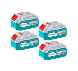 Kit de Baterias y Cargador 20V 4.0ah 4 Piezas Total