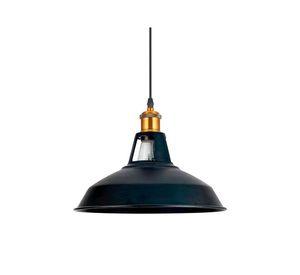 L mpara Colgante E27 Vintage Negra Industrial SEC